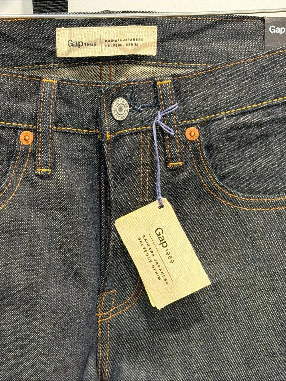 NEW NWT GAP Vintage Kaihara Japanese Selvedge Denim 28 x 30 Slim RARE